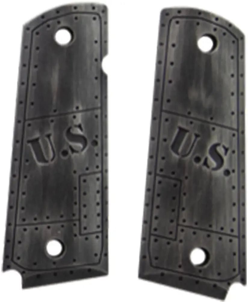Hogue Knives & Edged Tools Govt. Model Aluminum - 1911 U.s. Green Distressed Grip Buy at Faith and Freedom Outdoors