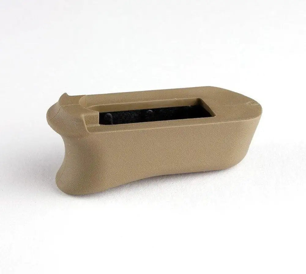 Hogue Magazine Extensions Kimber Micro 9 Rubber Extended Base Pad Flat Dark Earth Buy at Faith and Freedom Outdoors