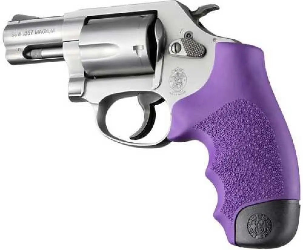 Hogue Rubber Grip for S&w j Frame Round Butt Monogrip Purple Md: 60006