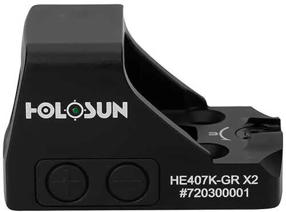 Holosun He407k Gr X2 Pistol 1x 6 Moa Green Dot Black Anodized - He407k-gr-x2
