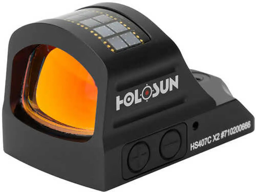 Holosun Hs Pistol Rds 1x2 Moa Red Dot Black Anodized - Hs407c-x2
