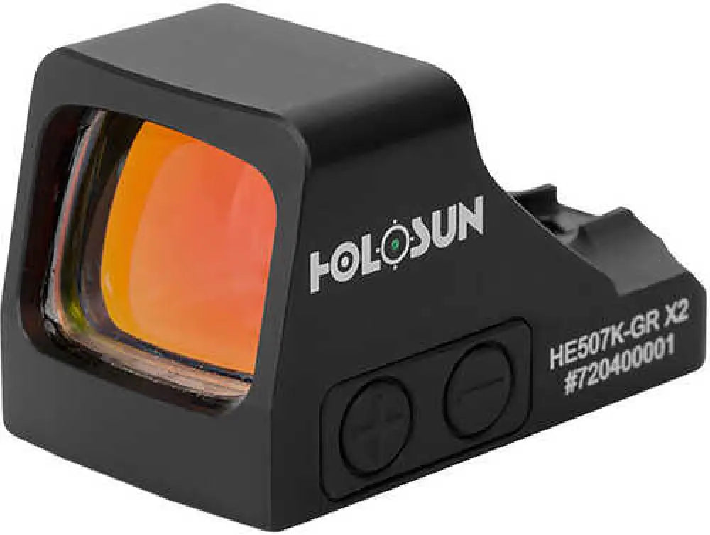 Holosun Pistol 1x 2 Moa Green Dot & 32 Circle Black Anodized - He507k-gr-x2