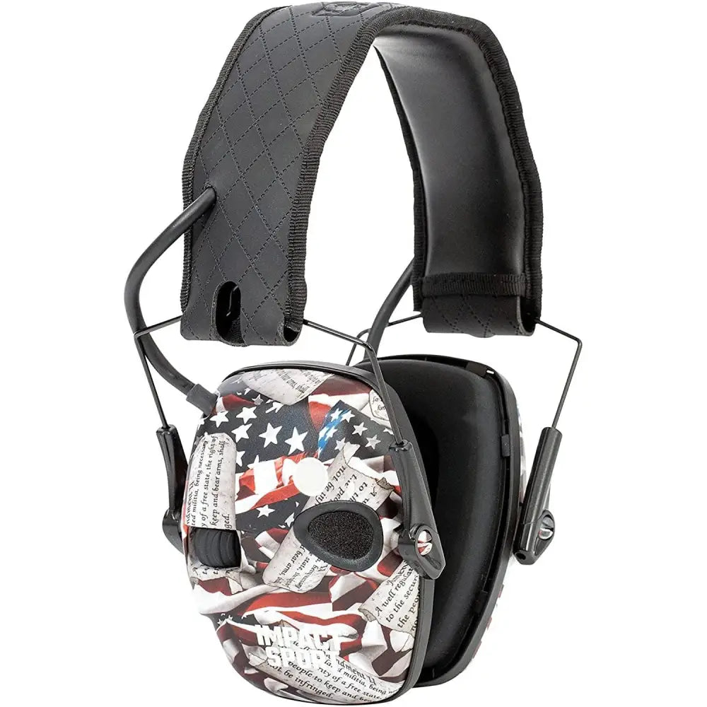 Honeywell Safety Products Usa Ear Muffs Howard Leight Impact Sport Bluetooth Small Earmuff - 2nd Amendment Black