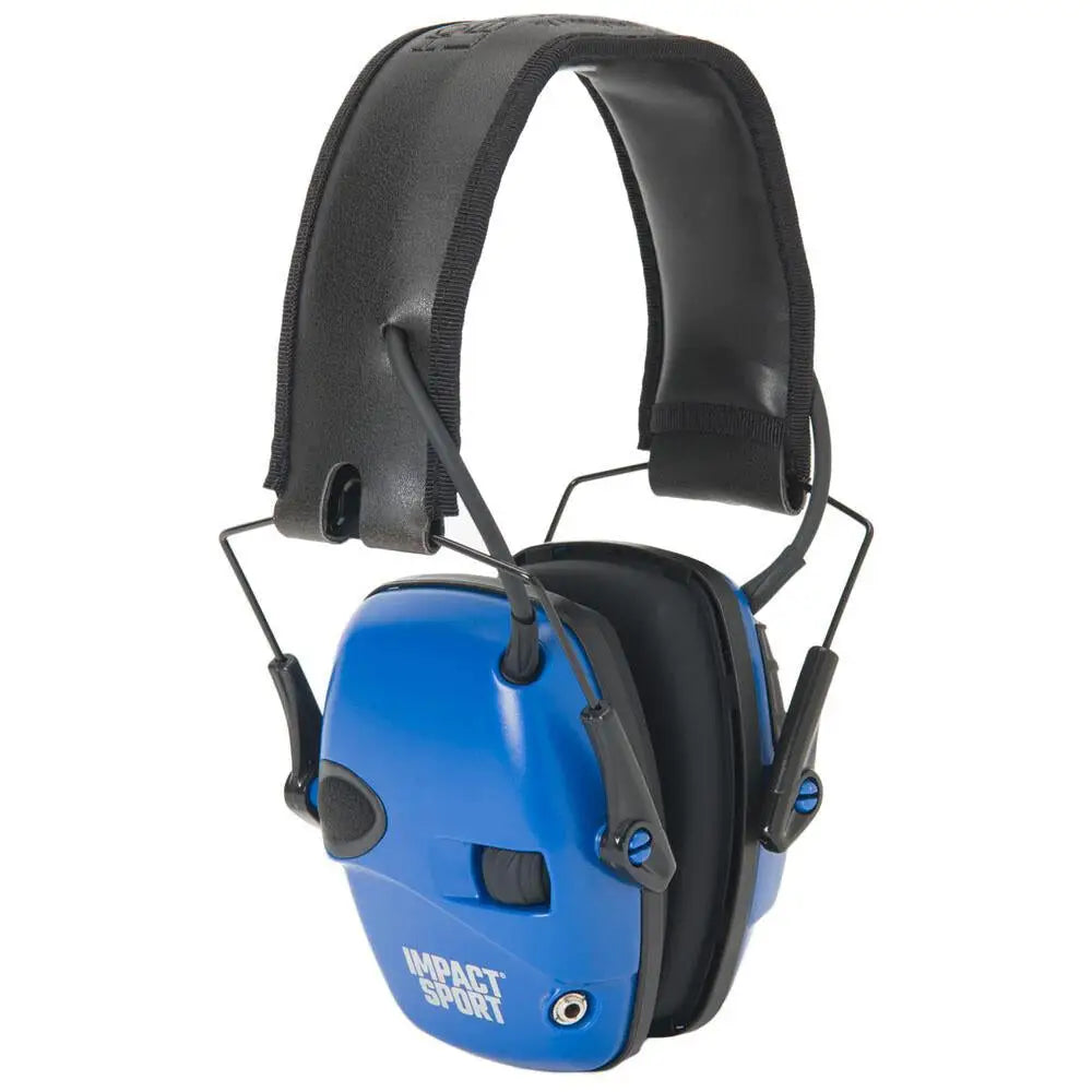 Honeywell Safety Products Usa Ear Muffs Howard Leight Impact Sport Earmuff 22db Blue Buy at Faith and Freedom Outdoors