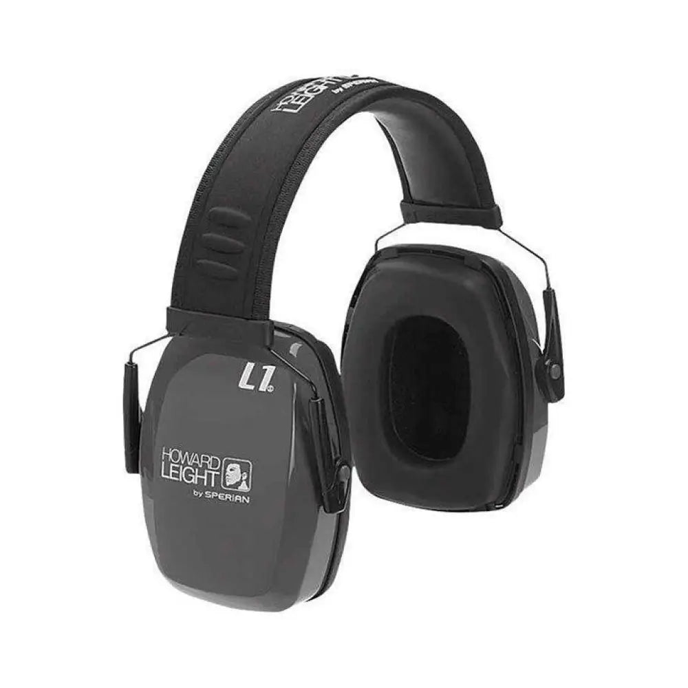 Honeywell Safety Products Usa Ear Muffs Howard Leight Leightning L1 Slimline Passive Earmuff - Black/gray Buy at Faith