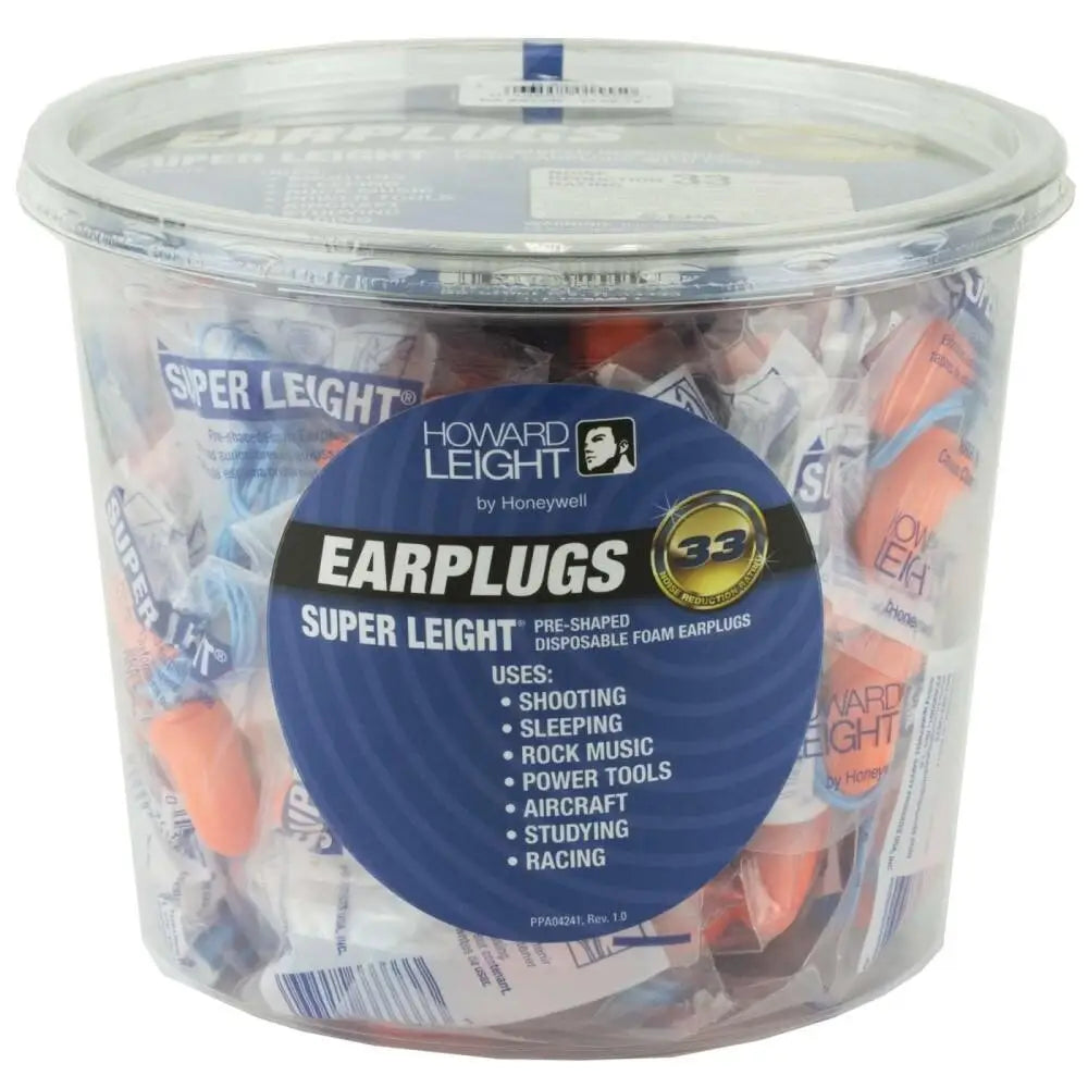 Honeywell Safety Products Usa Ear Plugs Howard Leight Super Pre-shaped Foam Coral 33db 50/pr Corded Tub Buy at Faith