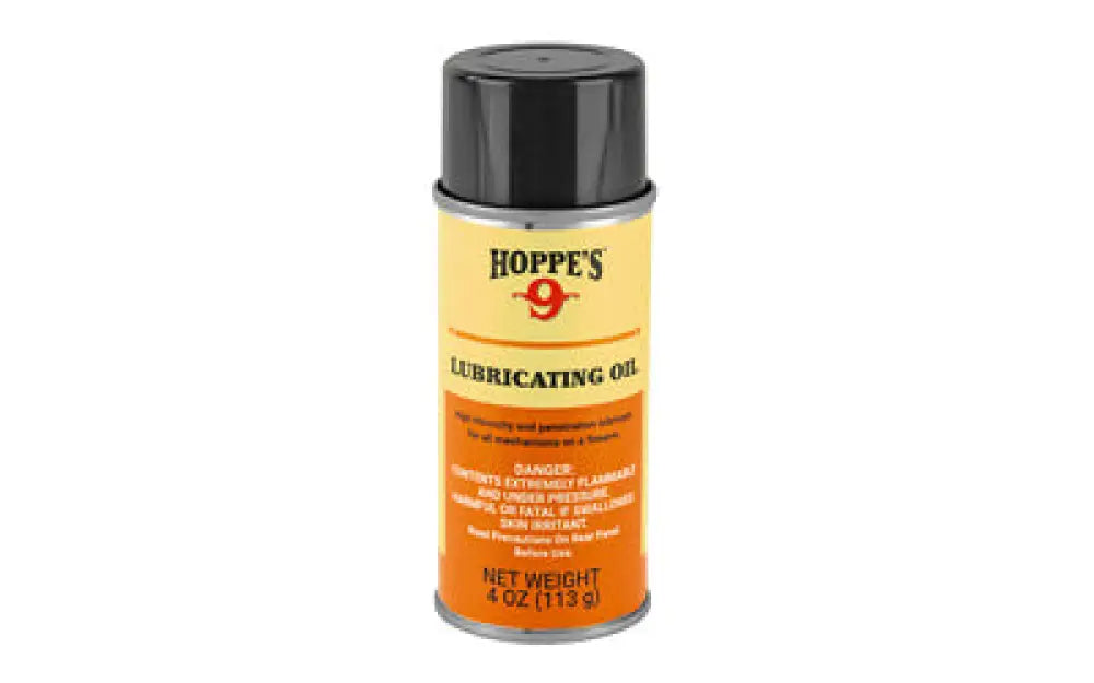 Hoppes #9 Lube Oil Aerosol 4oz Buy at Faith and Freedom Outdoors - Solvents & Lubricants - Liquid