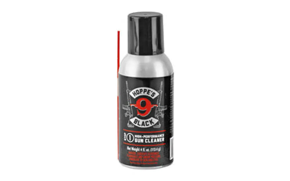 Hoppes Black Gun Cleaner 4oz Buy at Faith and Freedom Outdoors - Solvents & Lubricants - Liquid