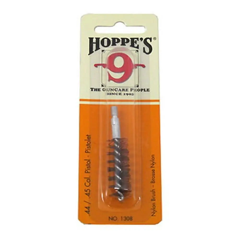 Hoppe’s Cleaning Brushes Mops and Swabs Nylon/tynex Handgun Brush 44/.45 Pistol Buy at Faith and Freedom Outdoors
