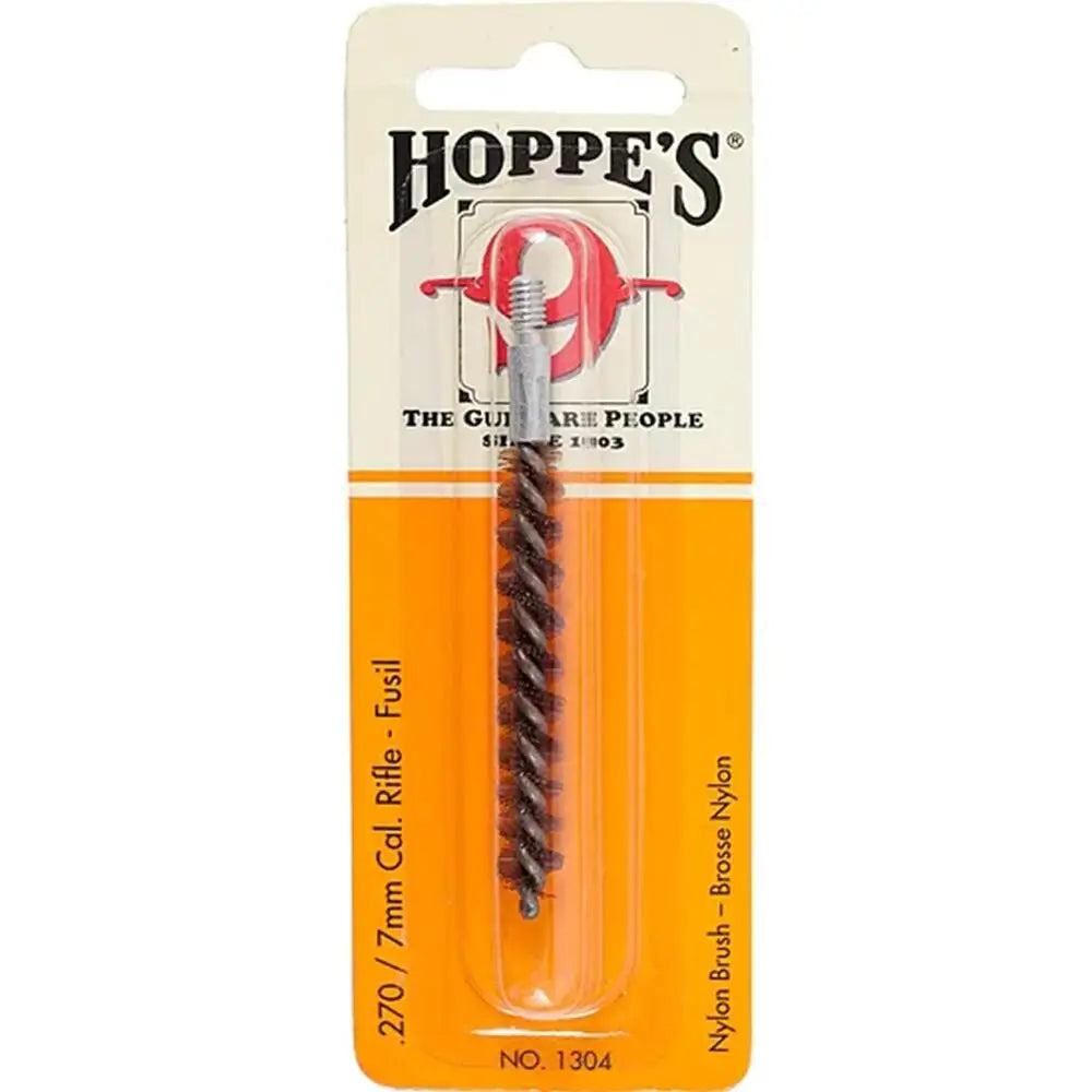 Hoppe’s Cleaning Brushes Mops and Swabs Nylon/tynex Rifle Brush.270/7mm Buy at Faith and Freedom Outdoors