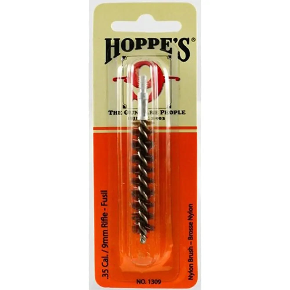 Hoppe’s Cleaning Brushes Mops and Swabs Nylon/tynex Rifle Brush.35/9mm Buy at Faith and Freedom Outdoors