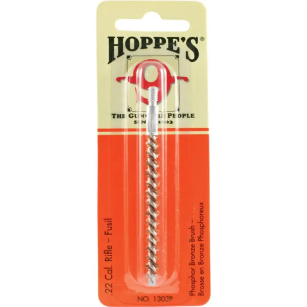 Hoppe’s Cleaning Brushes Mops and Swabs Phosphor Bronze Brush 22 Rifle Buy at Faith and Freedom Outdoors