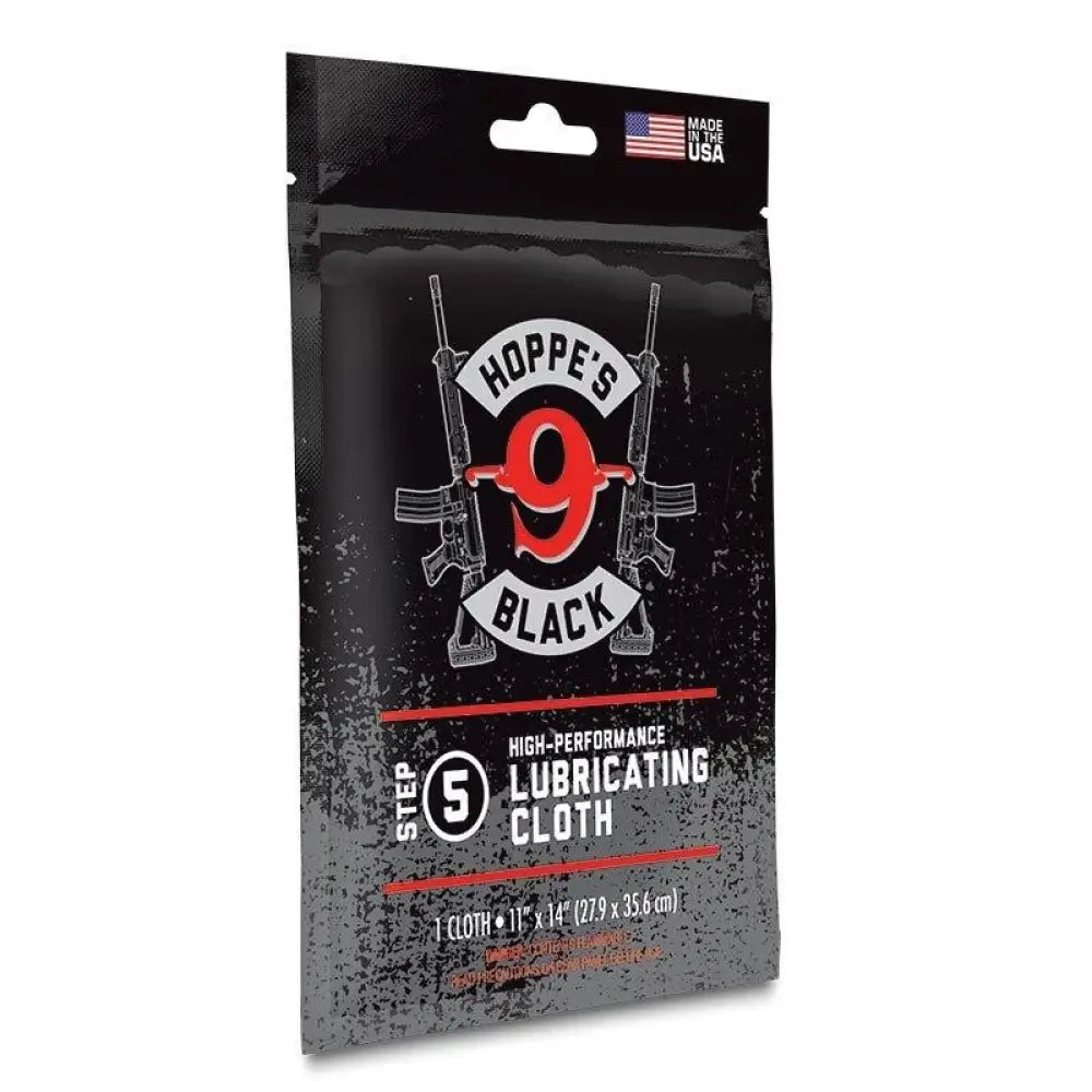 Hoppe’s Cloths & Wipes Black Lubricated Cloth -11’’x14’’ Buy at Faith and Freedom Outdoors