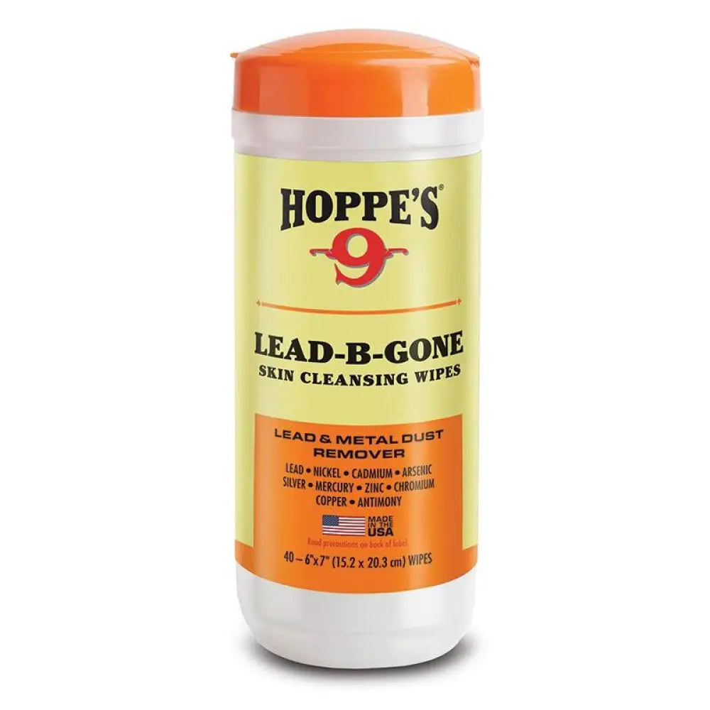 Hoppe’s Cloths & Wipes Hoppes Lead-b-gone Skin Cleansing 40/ct Buy at Faith and Freedom Outdoors