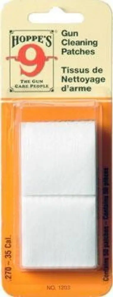 Hoppe’s Gun Cleaning Jags Patch Holders & Patches.270 to.35 Caliber - 50/ct Buy at Faith and Freedom Outdoors