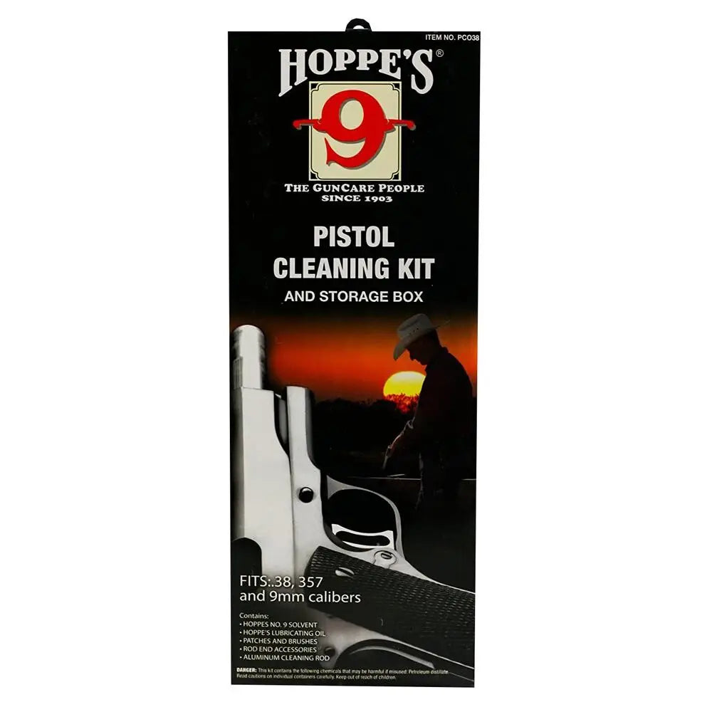 Hoppe’s Gun Cleaning Kits.38 Clmshell Pistl Cleaning Kit Buy at Faith and Freedom Outdoors