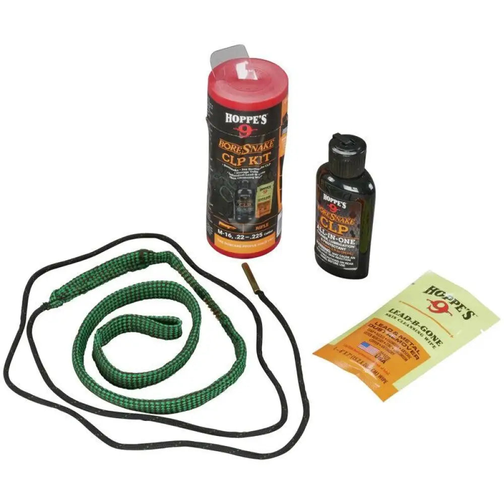 Hoppe’s Gun Cleaning Kits Boresnake Clp 5.56mm Rifle Kit 22/223 Cal Buy at Faith and Freedom Outdoors