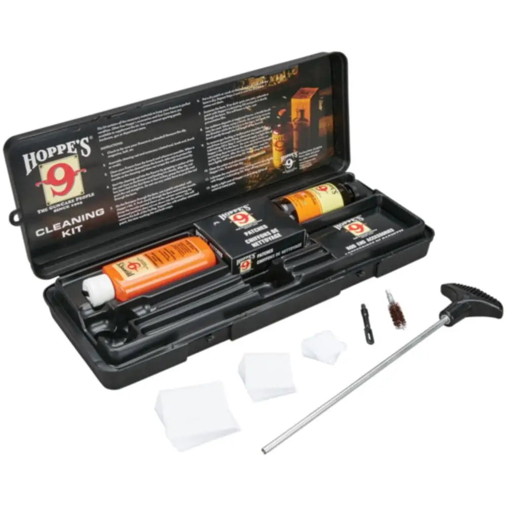 Hoppe’s Gun Cleaning Kits Universal Pistol Kit with Storage Box Buy at Faith and Freedom Outdoors