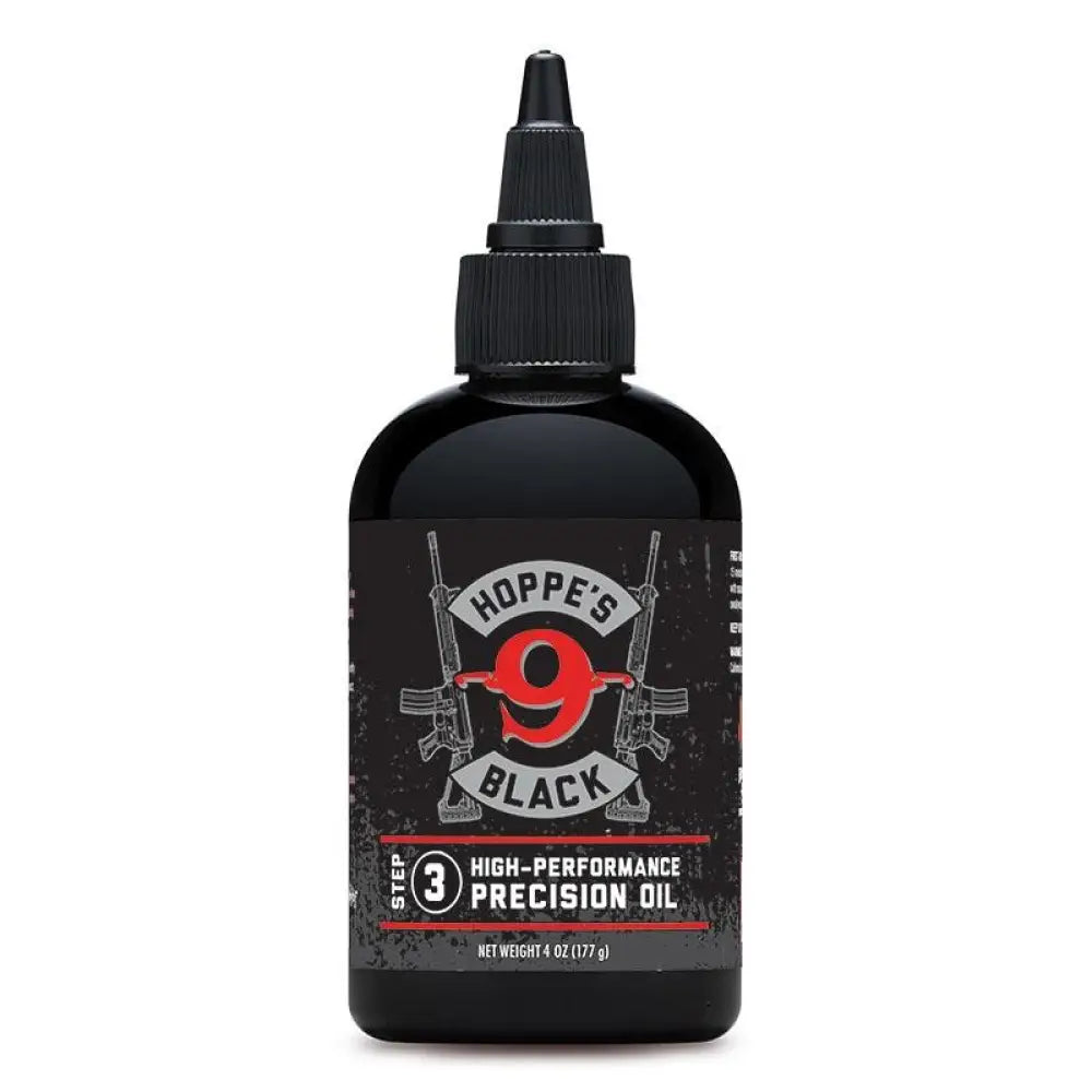 Hoppe’s Gun Oils & Cleaning Solvents Black Precision Oil 4 Oz Buy at Faith and Freedom Outdoors