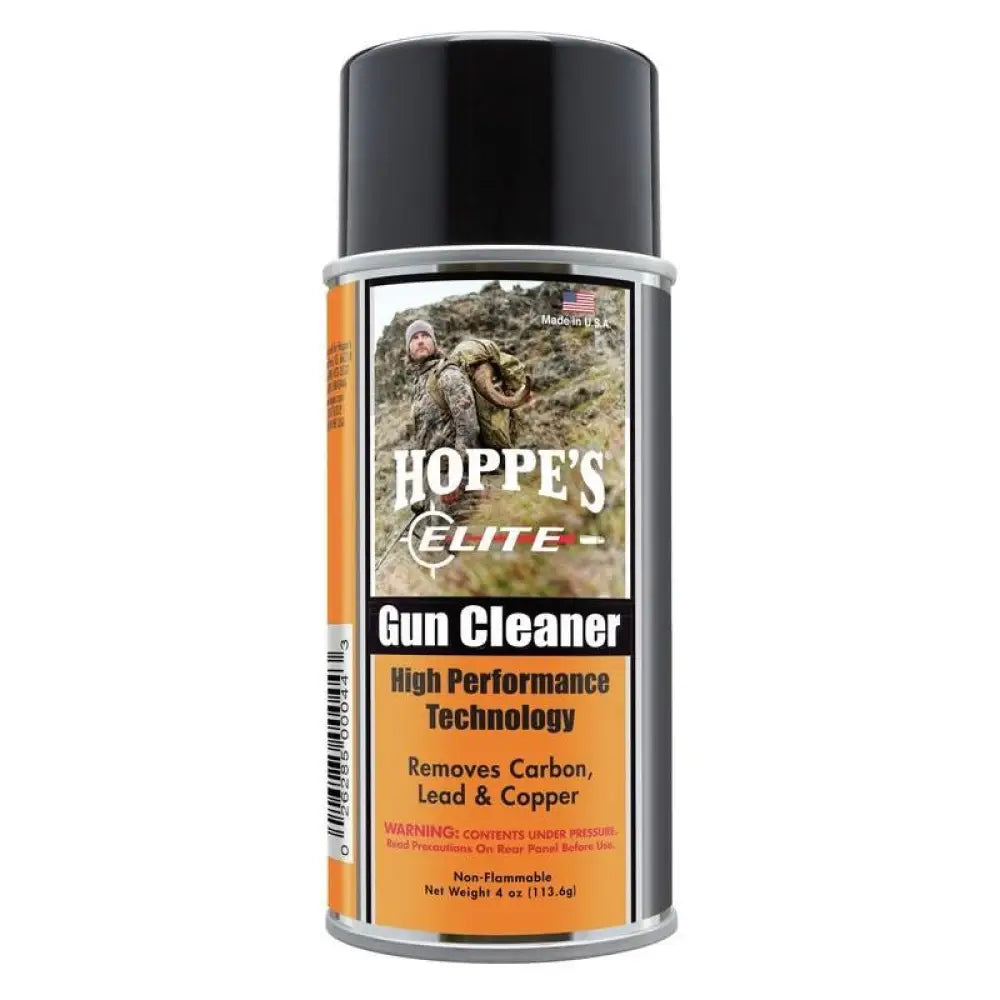 Hoppe’s Gun Oils & Cleaning Solvents Elite Cleaner 4 Oz Aerosol Buy at Faith and Freedom Outdoors