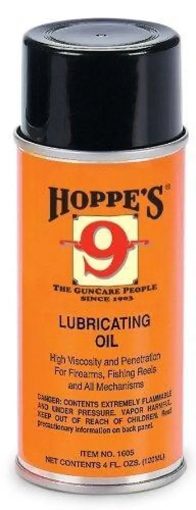 Hoppe’s Gun Oils & Cleaning Solvents Lubricating Oil - 4 Oz. Aerosol Buy at Faith and Freedom Outdoors