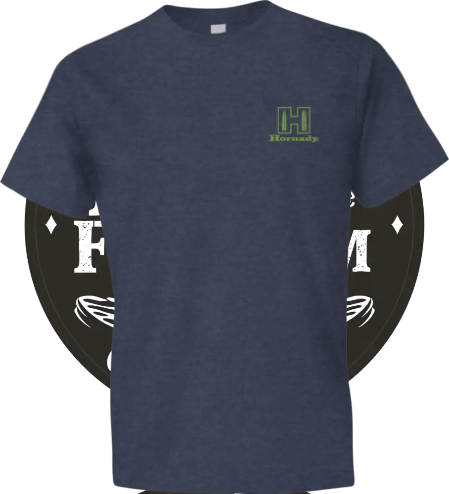 Horizon Design Hornady T-shirt Logo Stamp Indigo Xl - 30994