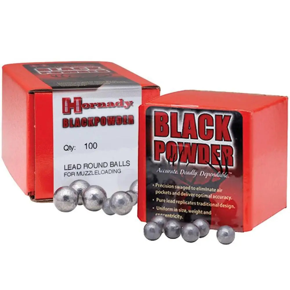 Hornady Muzzleloader Bullets & Sabots|muzzleloader Sabots Lead Round Ball.54 Cal.530’’ 100/ct Buy at Faith and Freedom