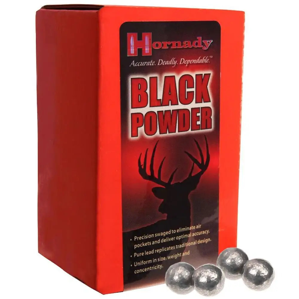 Hornady Muzzleloader Bullets & Sabots|muzzleloader Sabots Lead Round Ball.45 Cal 440’’ 100/ct Buy at Faith and Freedom