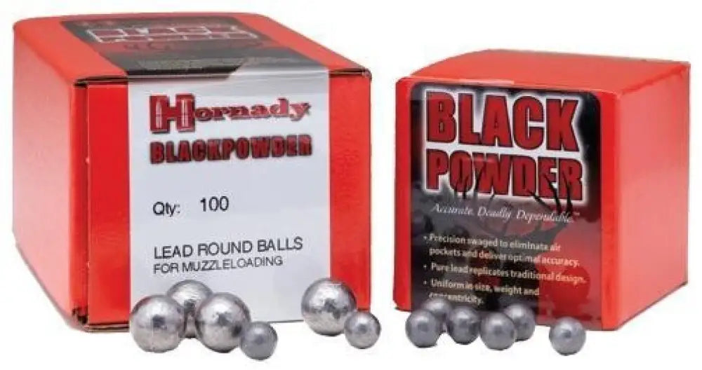 Hornady Muzzleloader Bullets & Sabots|muzzleloader Sabots Lead Round Ball 44 Cal.451’’ 100/ct Buy at Faith and Freedom