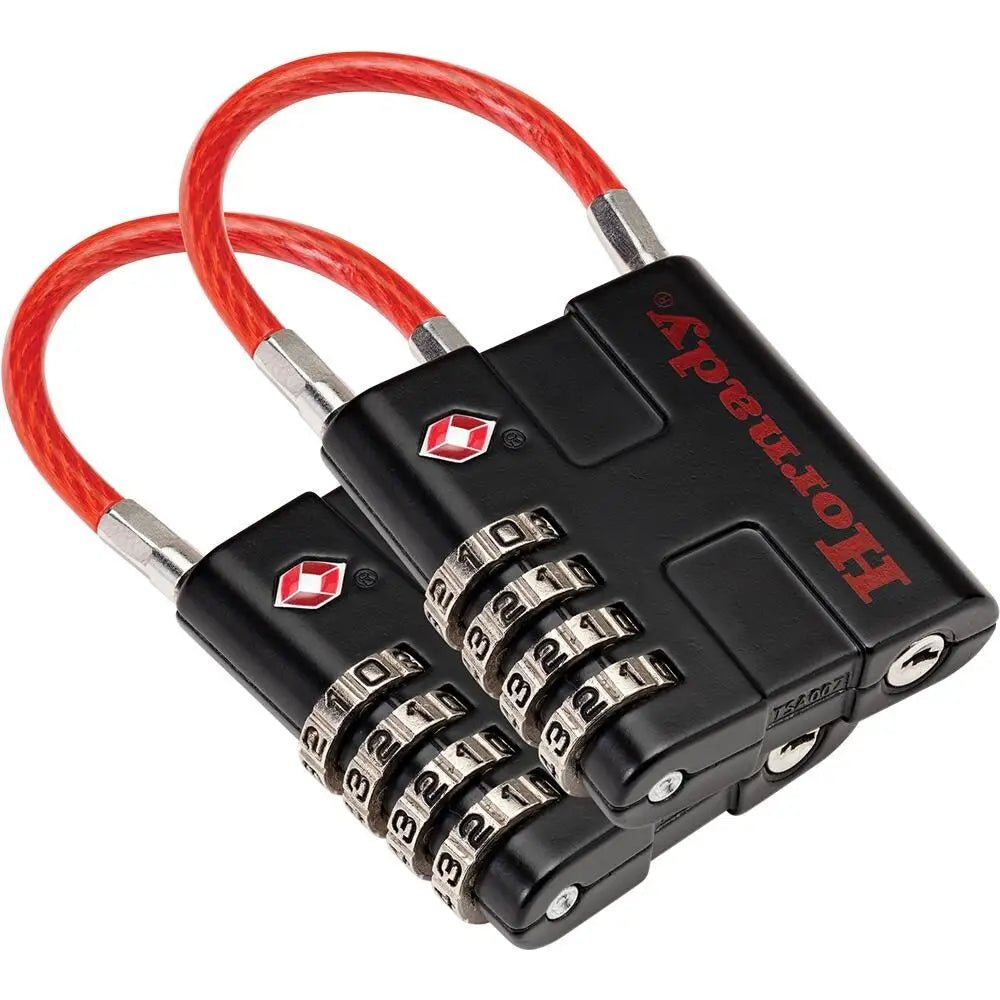 Hornady Reloading Gun Locks Tsa Cable Padlock 2/ct Buy at Faith and Freedom Outdoors