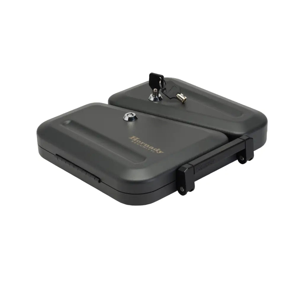 Hornady Reloading Gun Safes & Cabinets Dual-lid Lock Box with Key 1’’w x 10’’d 2’’h Buy at Faith and Freedom Outdoors