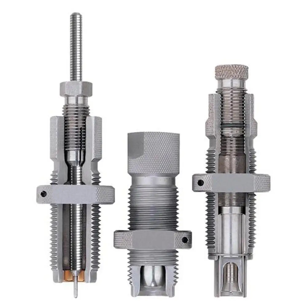Hornady Reloading Pistol Dies Custom Grade New Dimension 3-die Set.38/.357/.357 Max Buy at Faith and Freedom Outdoors