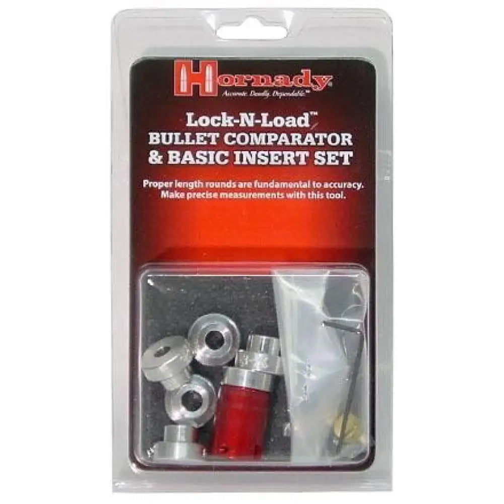 Hornady Reloading Powder Measures Dispensers & Scales Lock-n-load Bullet Comparator - Basic Set Body 6 Inserts Buy