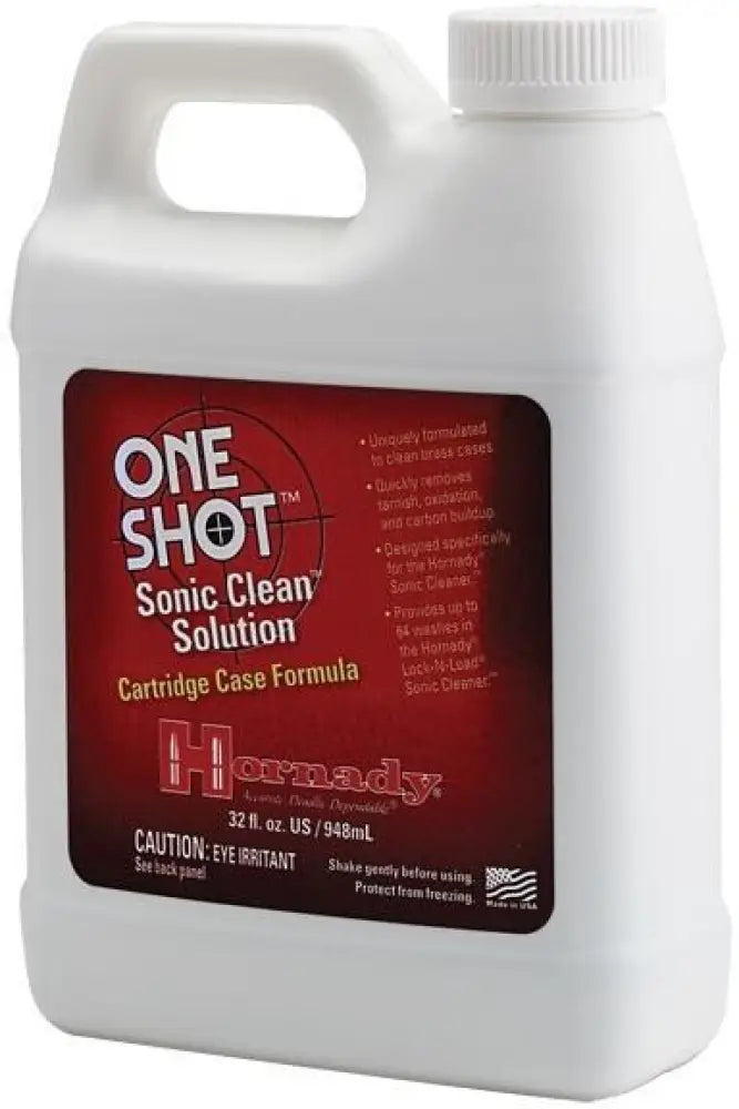 Hornady Reloading Ultrasonic Cleaners & Dryers Lock-n-load Sonic Cleaner Solution - 32 Fl Oz Buy at Faith and Freedom