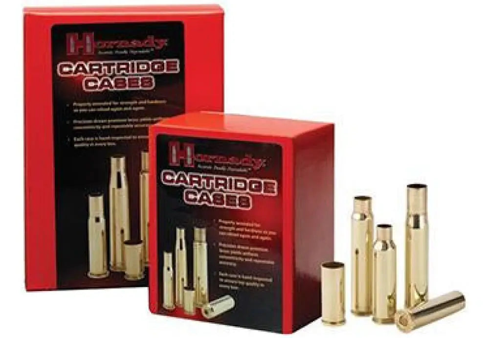 Hornady Reloading Unprimed Brass Handgun Cartridge Cases 9mm Luger 6000/ct Box Buy at Faith and Freedom Outdoors