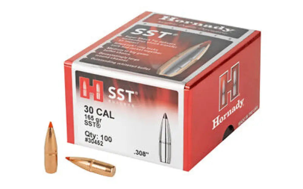 Hrndy Sst 30cal.308 165gr 100ct Buy at Faith and Freedom Outdoors - Bullets