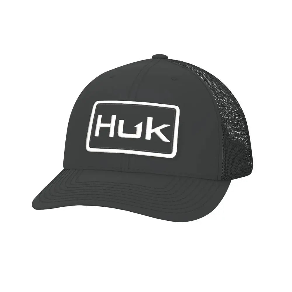Huk Caps Hats & Beanies|clothing Footwear Huk Logo Trucker Hat Black Buy at Faith and Freedom Outdoors