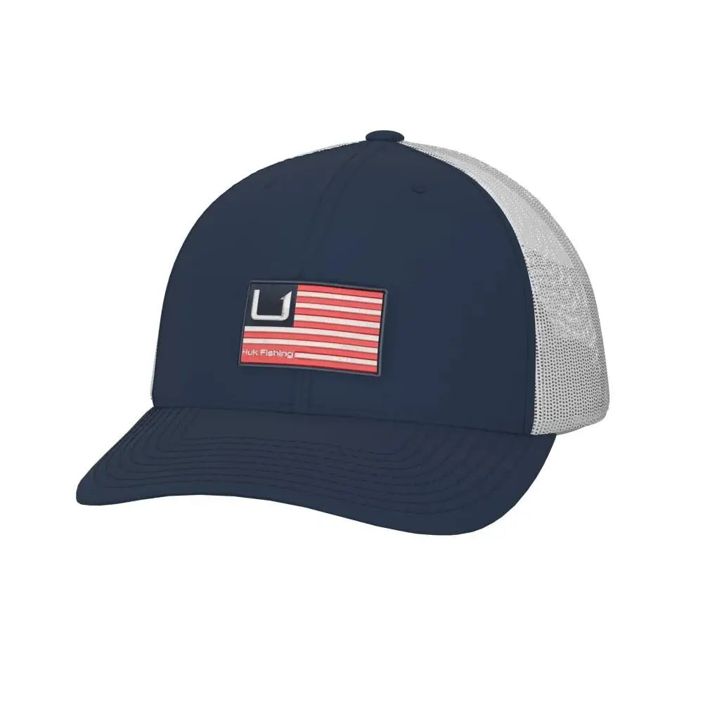 Huk Caps Hats & Beanies|hats Huk and Bars Trucker Hat Sargasso Sea Buy at Faith and Freedom Outdoors