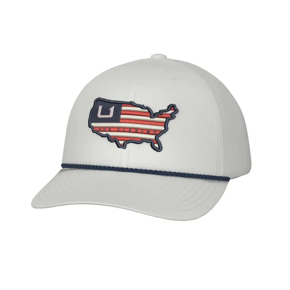 Huk Caps Hats & Beanies|hats|clothing Footwear Huk American Rope Hat White Buy at Faith and Freedom Outdoors