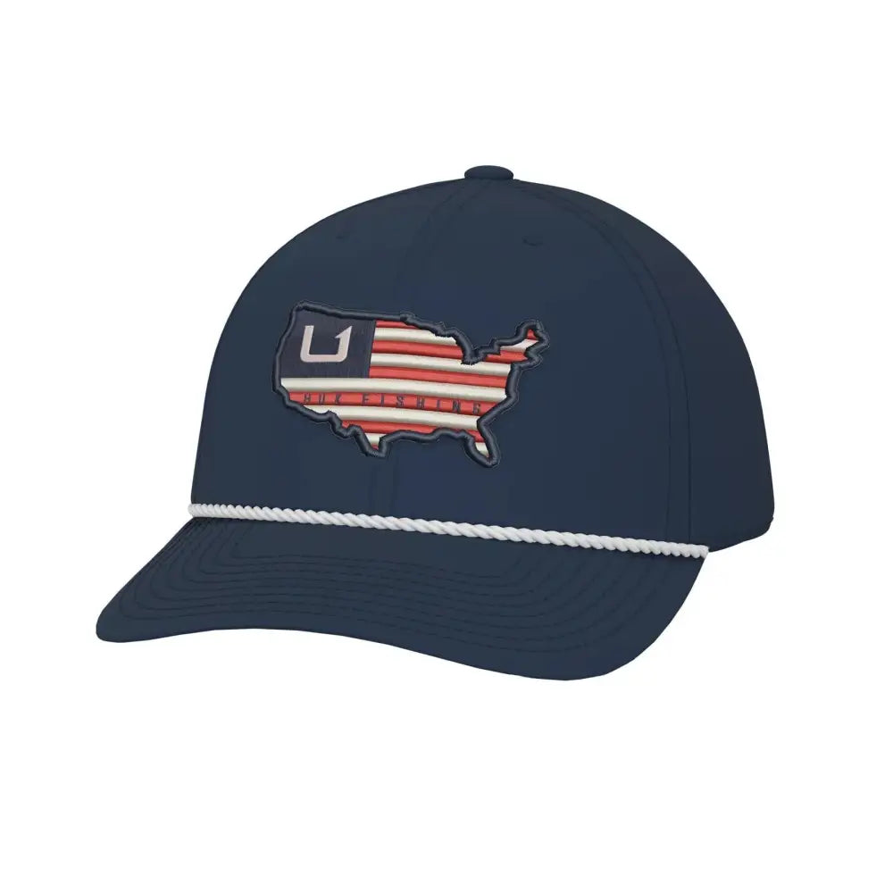 Huk Caps Hats & Beanies|hats|clothing Footwear Huk American Rope Hat Sargasso Sea Buy at Faith and Freedom Outdoors