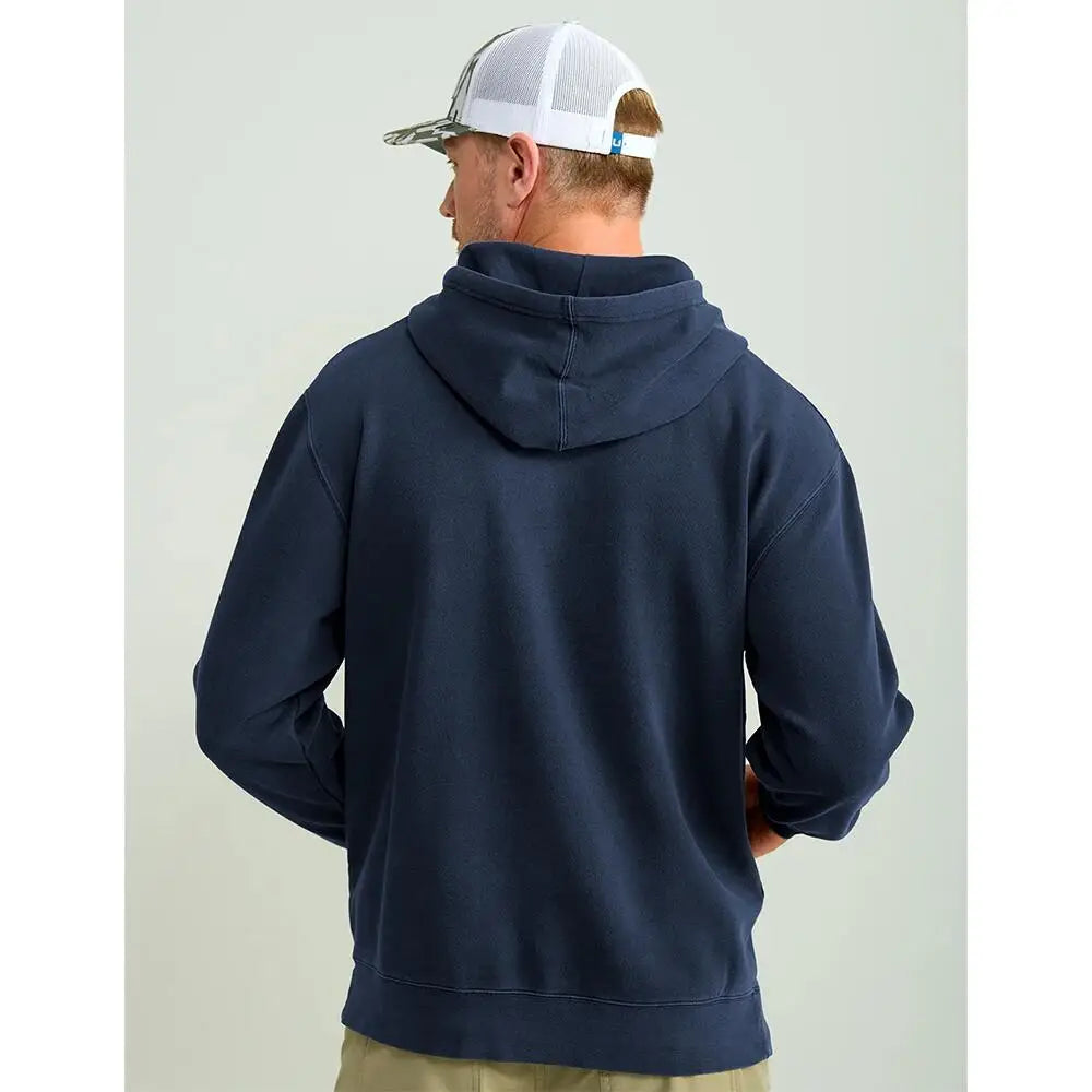 Huk Hoodies & Sweatshirts Huk Huk’d Up Logo Long Sleeve Hoodie Naval Academy s Buy at Faith and Freedom Outdoors