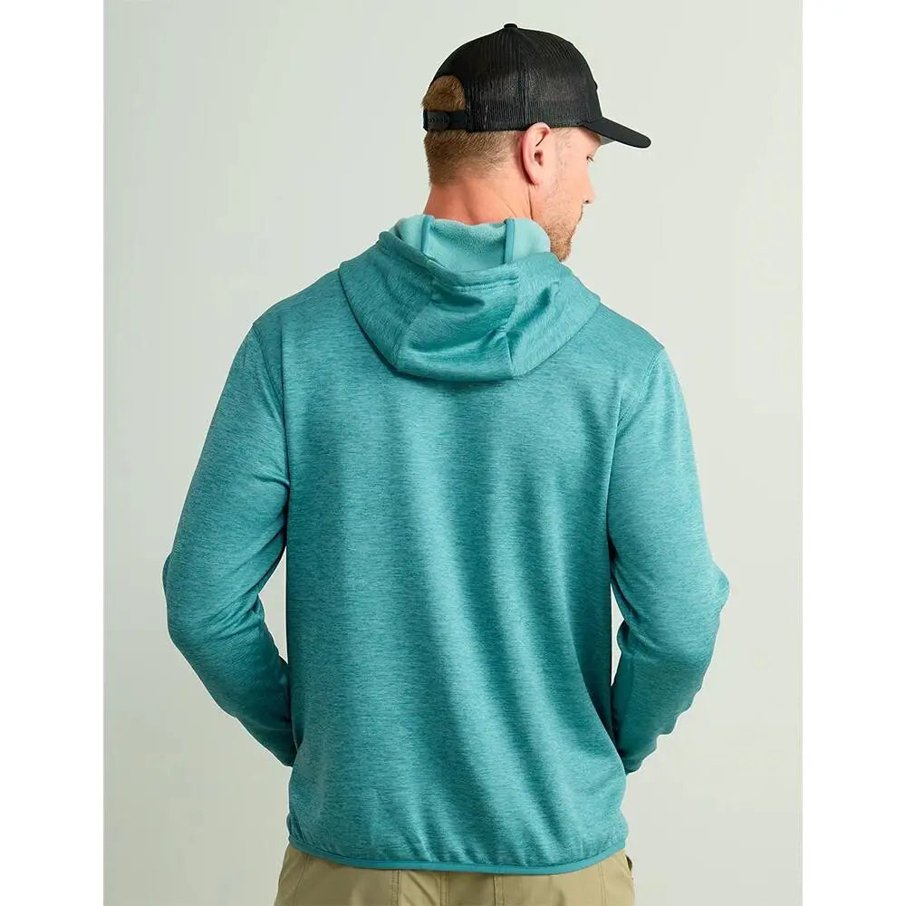 Huk Hoodies & Sweatshirts Huk Huk’d Up Performance Fleece Hoodie Storm Blue Heather s Buy at Faith and Freedom Outdoors