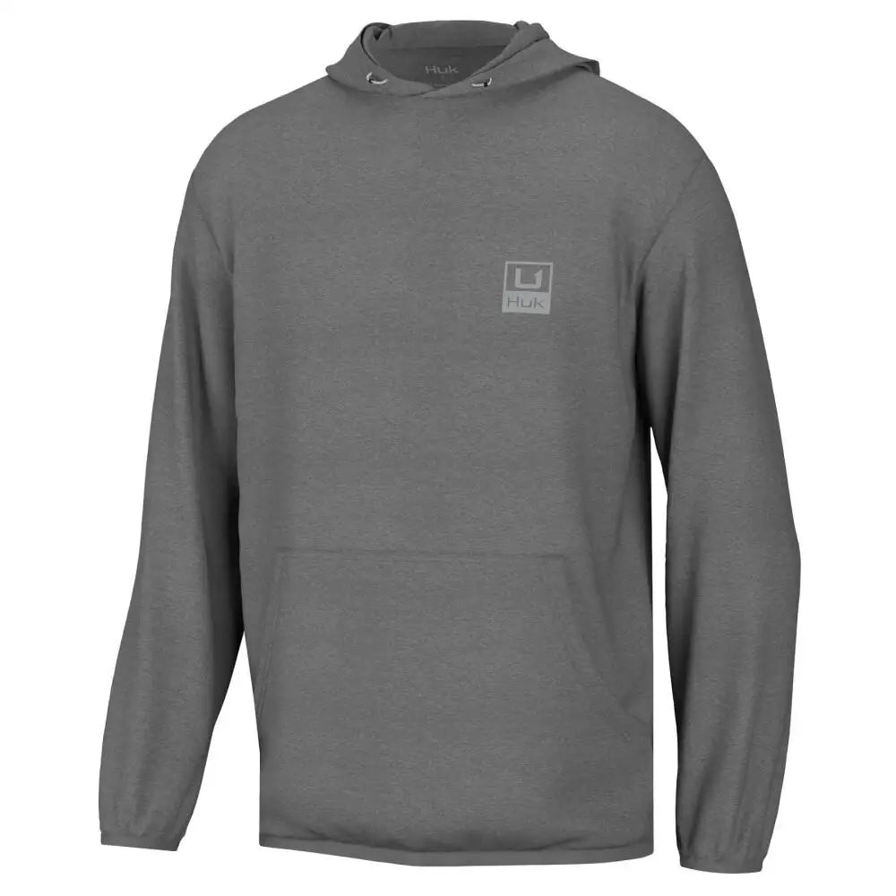 Huk Hoodies & Sweatshirts Huk Huk’d Up Performance Fleece Hoodie Volcanic Ash Heather 2xl Buy at Faith and Freedom
