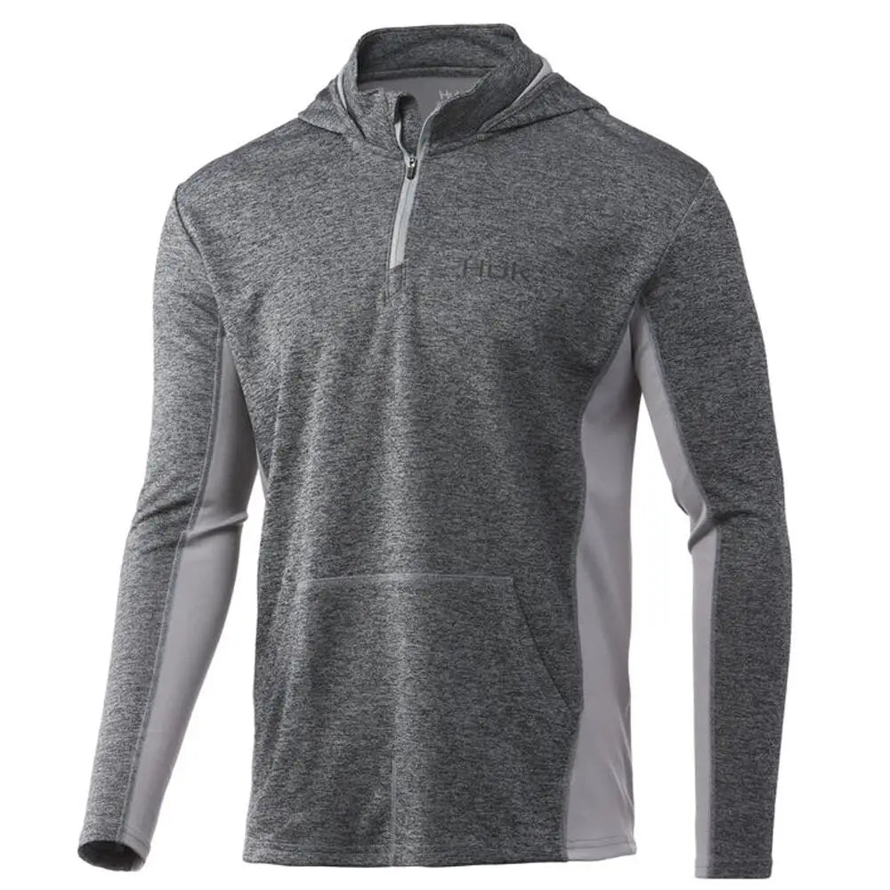 Huk Hoodies & Sweatshirts Huk Icon x Coldfront Hoodie Overcast Grey Heather s Buy at Faith and Freedom Outdoors