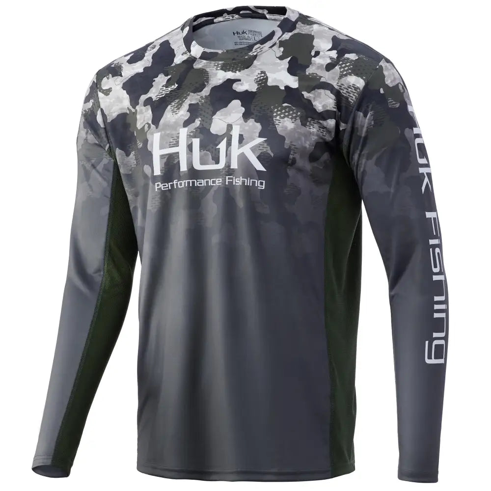 Huk Long Sleeve Shirts|clothing & Footwear Huk Icon x Kc Refraction Camo Fade Hunt Club s Buy at Faith and Freedom