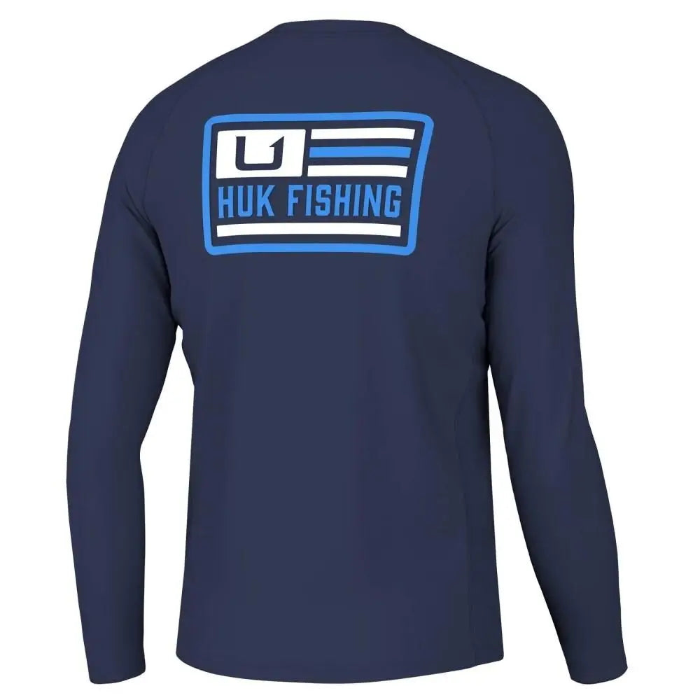 Huk Long Sleeve Shirts Huk Farm Pursuit Shirt Naval Academy m Buy at Faith and Freedom Outdoors