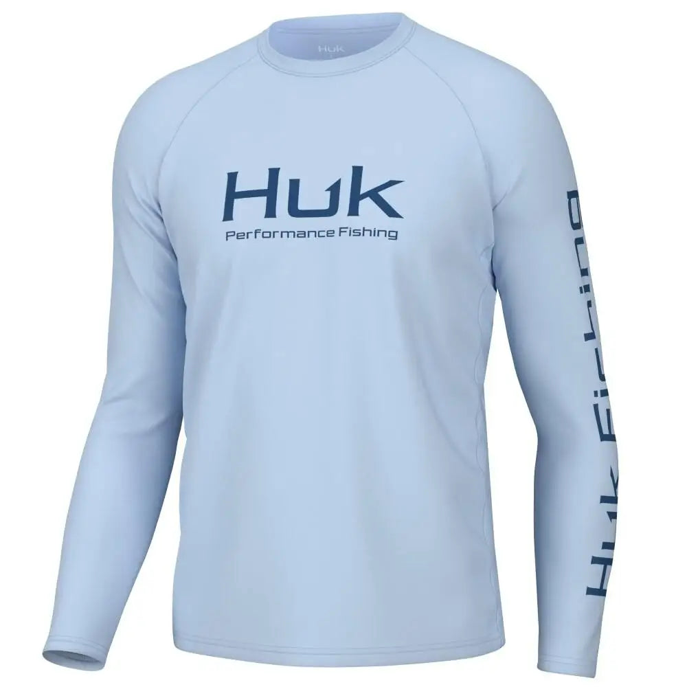 Huk Long Sleeve Shirts Huk Vented Pursuit Shirt Ice Water m Buy at Faith and Freedom Outdoors