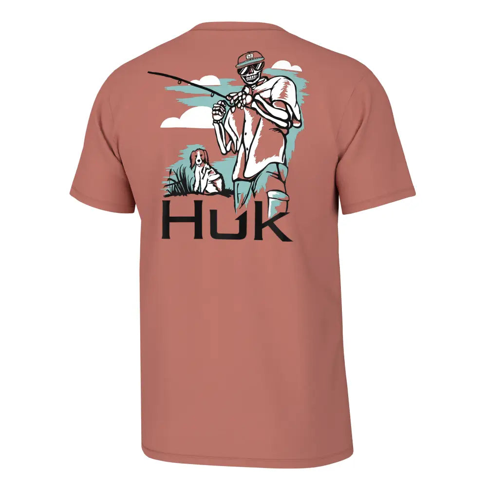 Huk Short Sleeve Shirts Huk Fletch n Bones Shirt Sunburn s Buy at Faith and Freedom Outdoors