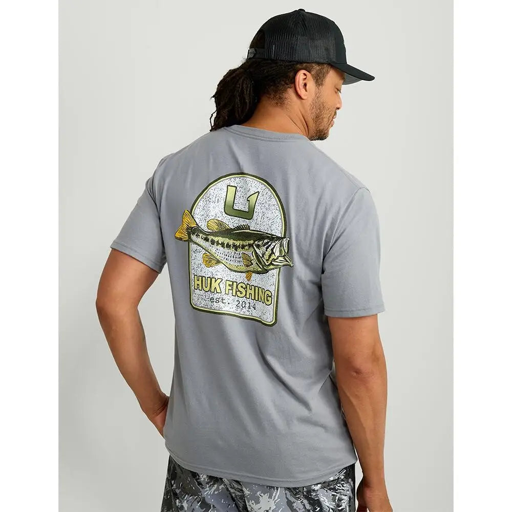 Huk Short Sleeve Shirts Huk Kc Badge Series Shirt Night Owl l Buy at Faith and Freedom Outdoors