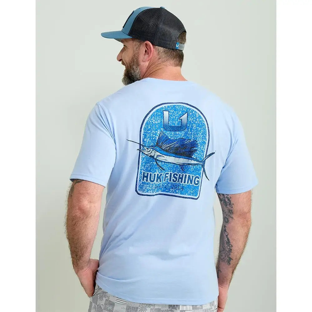 Huk Short Sleeve Shirts Huk Kc Badge Series Shirt Windsurfer l Buy at Faith and Freedom Outdoors